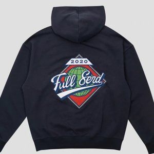 Full Send Baseball Hoodie by Nelk Boys Size Large L Mens Boys